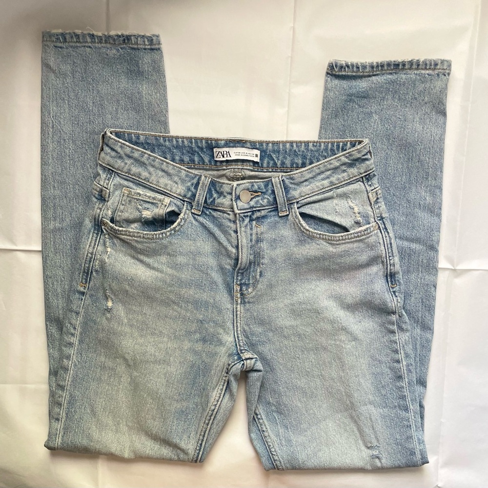 ZARA High Rise Jean - Picture 1 of 9